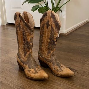 Steve Madden Leather Boots Size 8.5